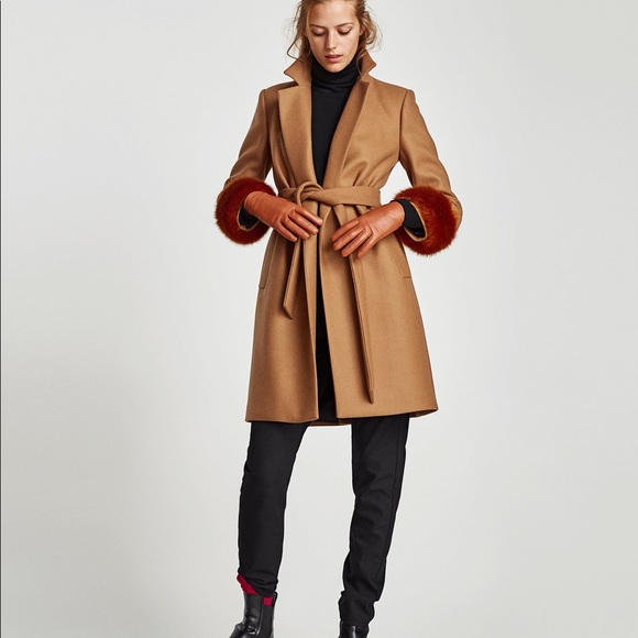 Zara Jackets & Blazers - Zara Women Coat with textured cuffs